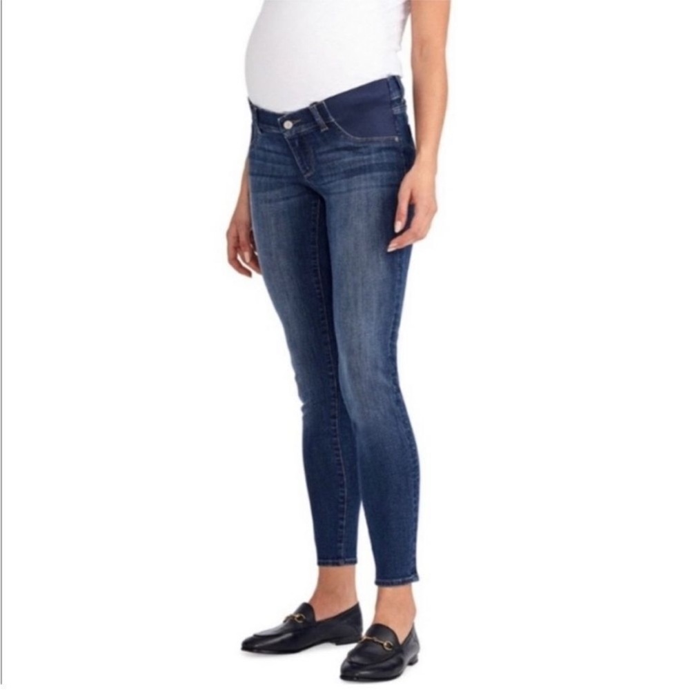 DL1961 Women's Dark Blue Skinny Maternity Jeans